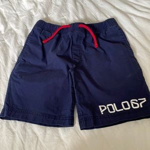 Boys size M(10-12) blue like new Ralph Lauren shorts.